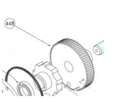 LOFRANS WORMWHEEL FALKON #448
