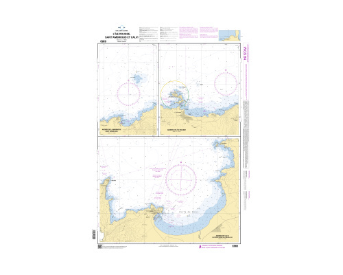 SHOM L6980 Abords de l'Ile Rousse