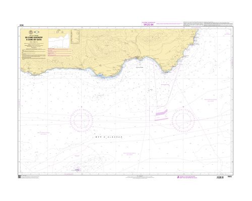 SHOM L7672 De Cabo Sacratif à Cabo de Gata