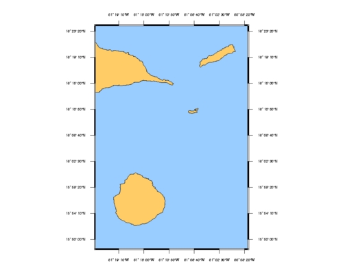 SHOM L7208 de Marie-Galante à la Désirade