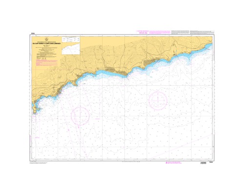 SHOM L7443 Principauté de Monaco