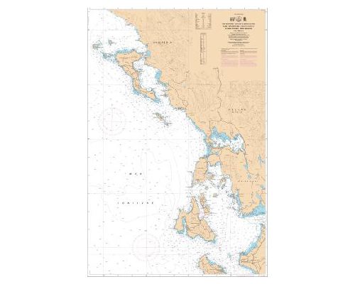SHOM 7272 à plat Iles Ioniennes