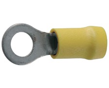 Cosses oeillet Ø10mm jaune les 10