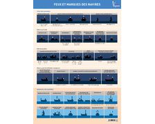 VAGNON Feux et marques de navires (5 planches adhésives)