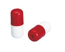 NUOVA RADE Flotteur ligne d'eau bicolore blanc et rouge trou