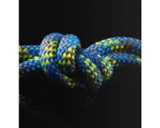 COUSIN  Meridian diam8mm - bleu fil couleur
