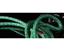 COUSIN  Rafale diam 14 mm - moire vert / blanc