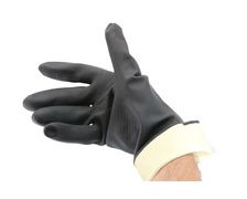 HEVA GANTS DE TRAVAIL CAOUTCHOUC - noir taille XL