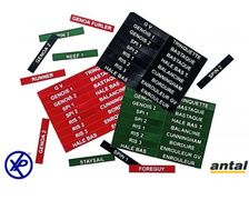 ANTAL JEU DE 69 ETIQUETTES POUR BLOQUEURS - Francais