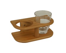 BAMBOO MARINE Support 2 verres Ø77mm