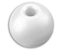 Boule d'arret cordage Ø6 - blanc