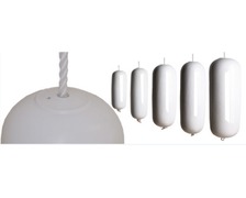 MAJONI Pare battage traversant blanc 20x55cm