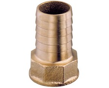 GUIDI Raccord droit annelé femelle 1/2"-15mm VRAC