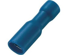 Cosses douille Ø4mm bleu femelle les 10