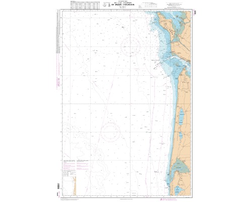 SHOM L7070 Du pertuis de maumusson à Mimizan plage