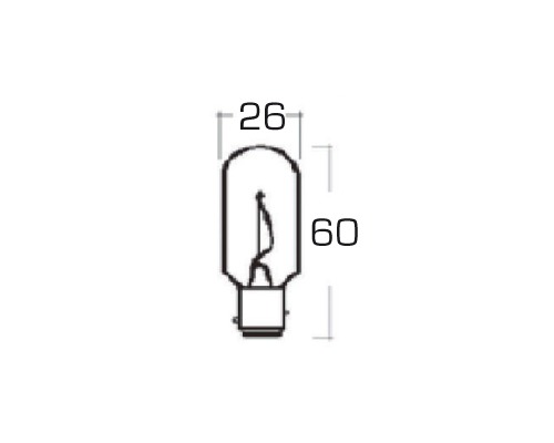 Ampoule BAY15d 24V - 25W