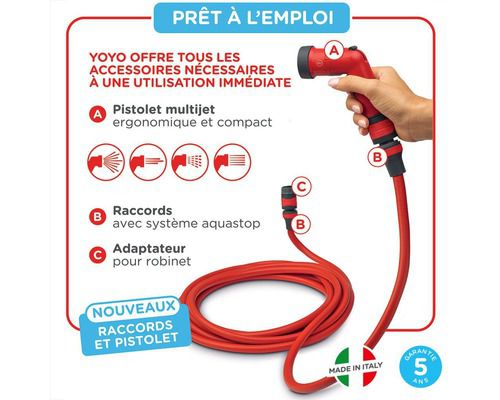 YOYO GO Tuyau Extensible 20 m