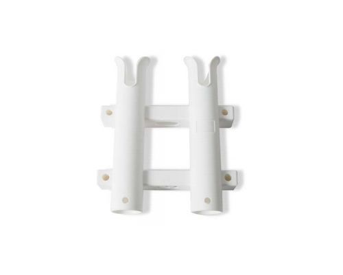 SEANOX Porte cannes rack fixe PVC blanc 2 cannes