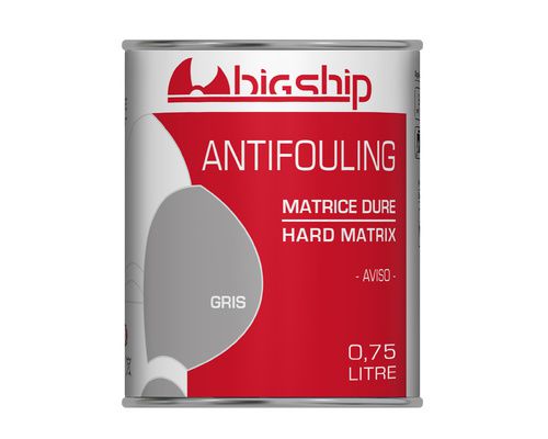 BIGSHIP Antifouling matrice dure Gris 0,75L