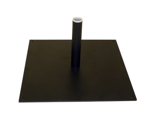 BIGSHIP Platine carré pour mât oriflamme 400 x 400 x 3 mm