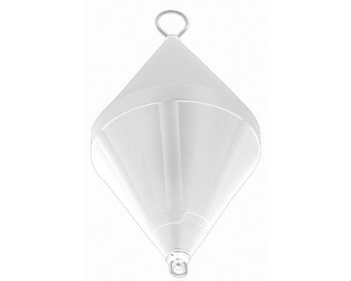 Bouée blanche de corps mort + tige