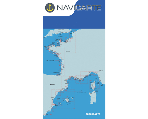 NAVICARTE Carte double n°1011 et n°1012 Boulogne-Dieppe