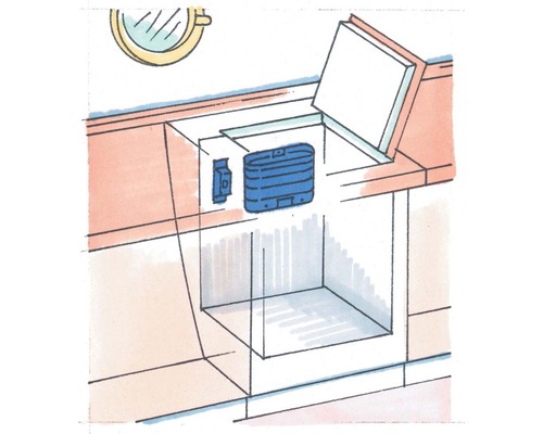 DOMETIC VD-07 Evaporateur en O - 100/130L (serie 50)