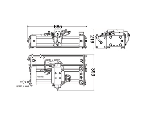 AQUABASE Dessalinisateur manuel FIJI ESSENTIAL 12V 35L/h