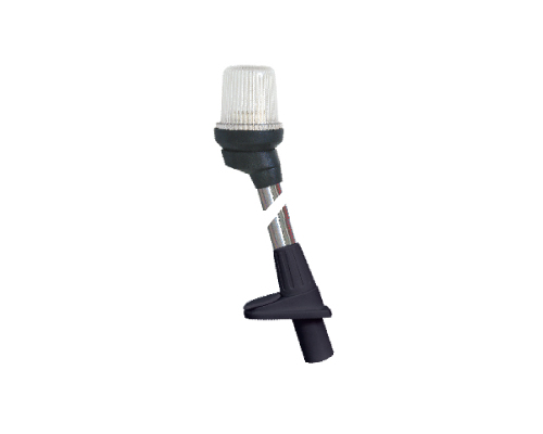 LALIZAS Feu tout horizon noir sur hampe amovible 54cm