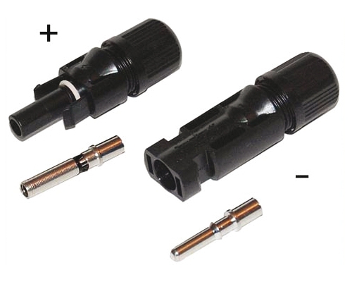 GALIX Solar connector pair MC4, 1x Male/1x Female